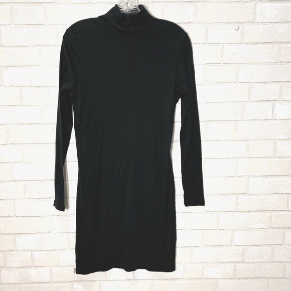 Ralph Lauren Sport Turtleneck Shirt Dress Small Long Sleeve Preppy Minimalist - Picture 4 of 9